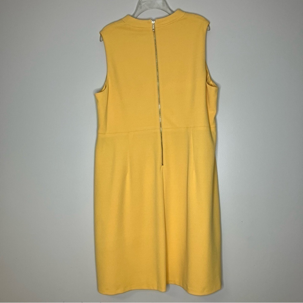 Tommy Hilfiger yellow dress size 18W - Picture 5 of 8